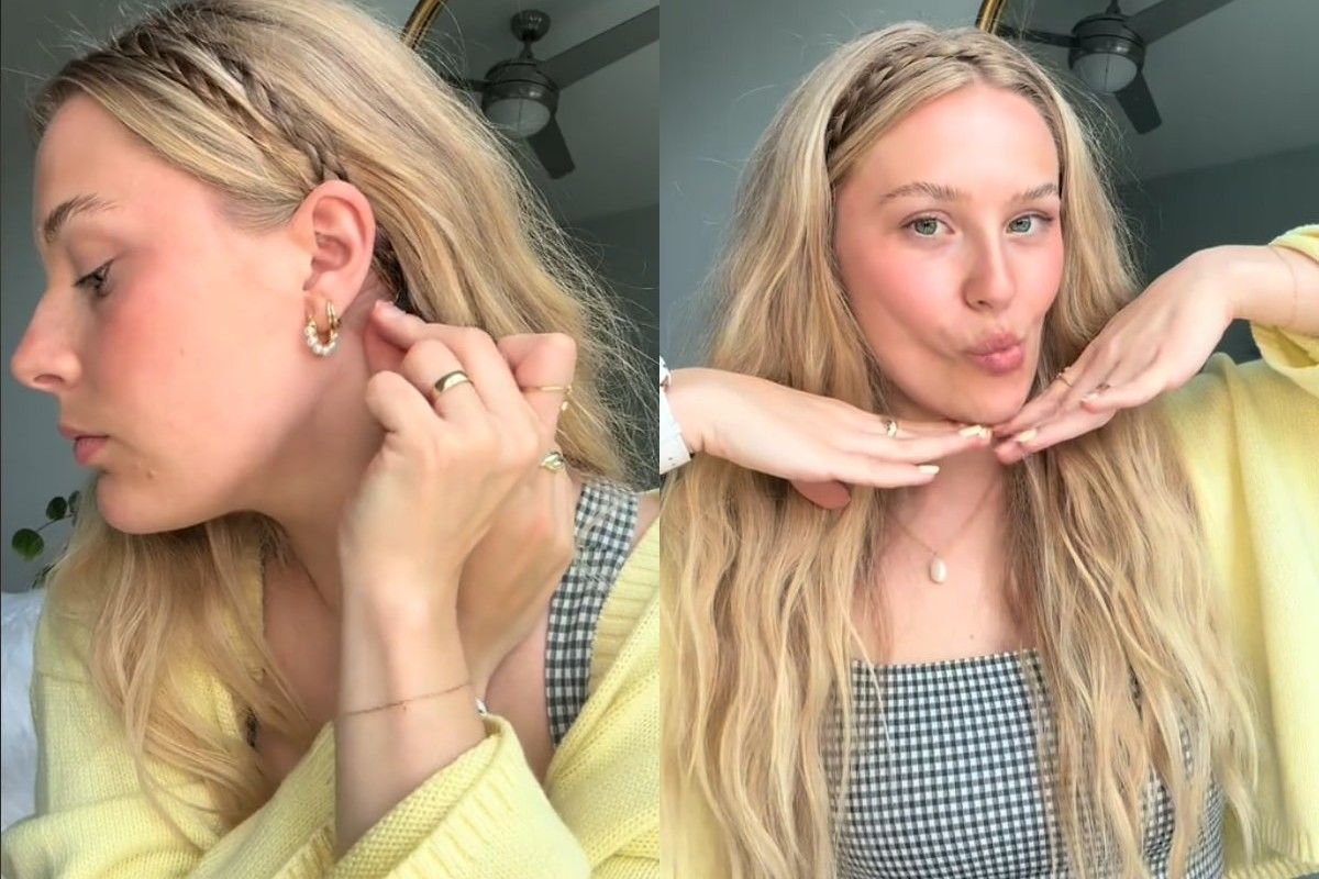 Дівчина поділилась простою зачіскою Дівчина поділилась простою зачіскою