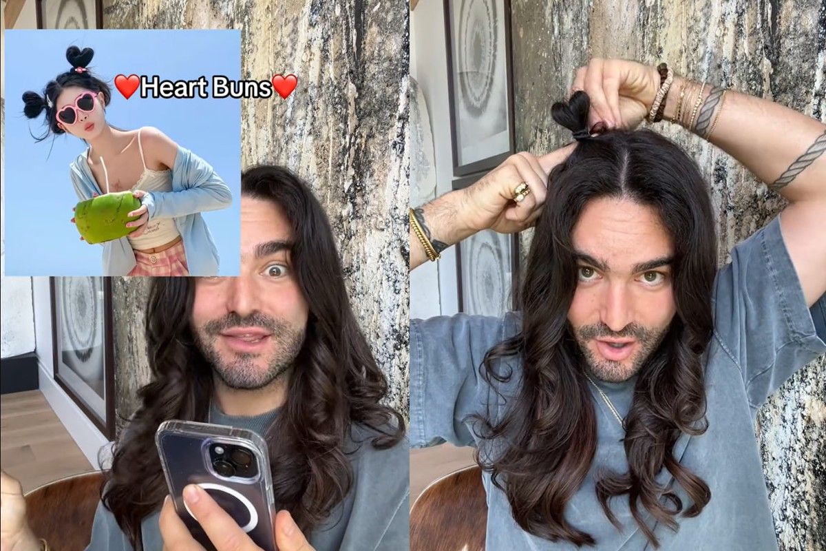 Такую прическу легко повторить дома Такую прическу легко повторить дома