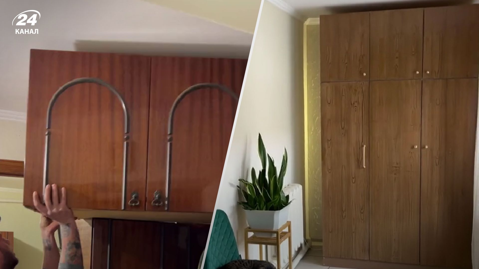 Женщина сделала редизайн советского шкафа Женщина сделала редизайн советского шкафа