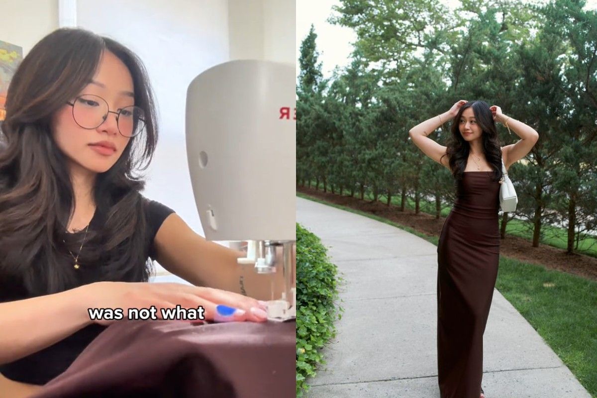 Дівчина пошила сукню своєї мрії Дівчина пошила сукню своєї мрії