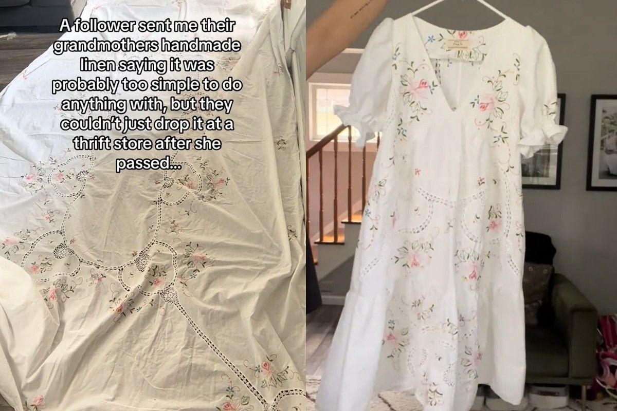 Жінка дарує речам друге життя Жінка дарує речам друге життя