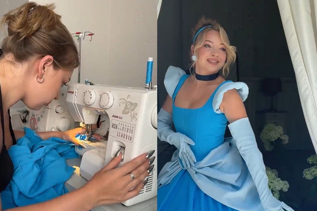 Дівчина повторила образ Попелюшки Дівчина повторила образ Попелюшки