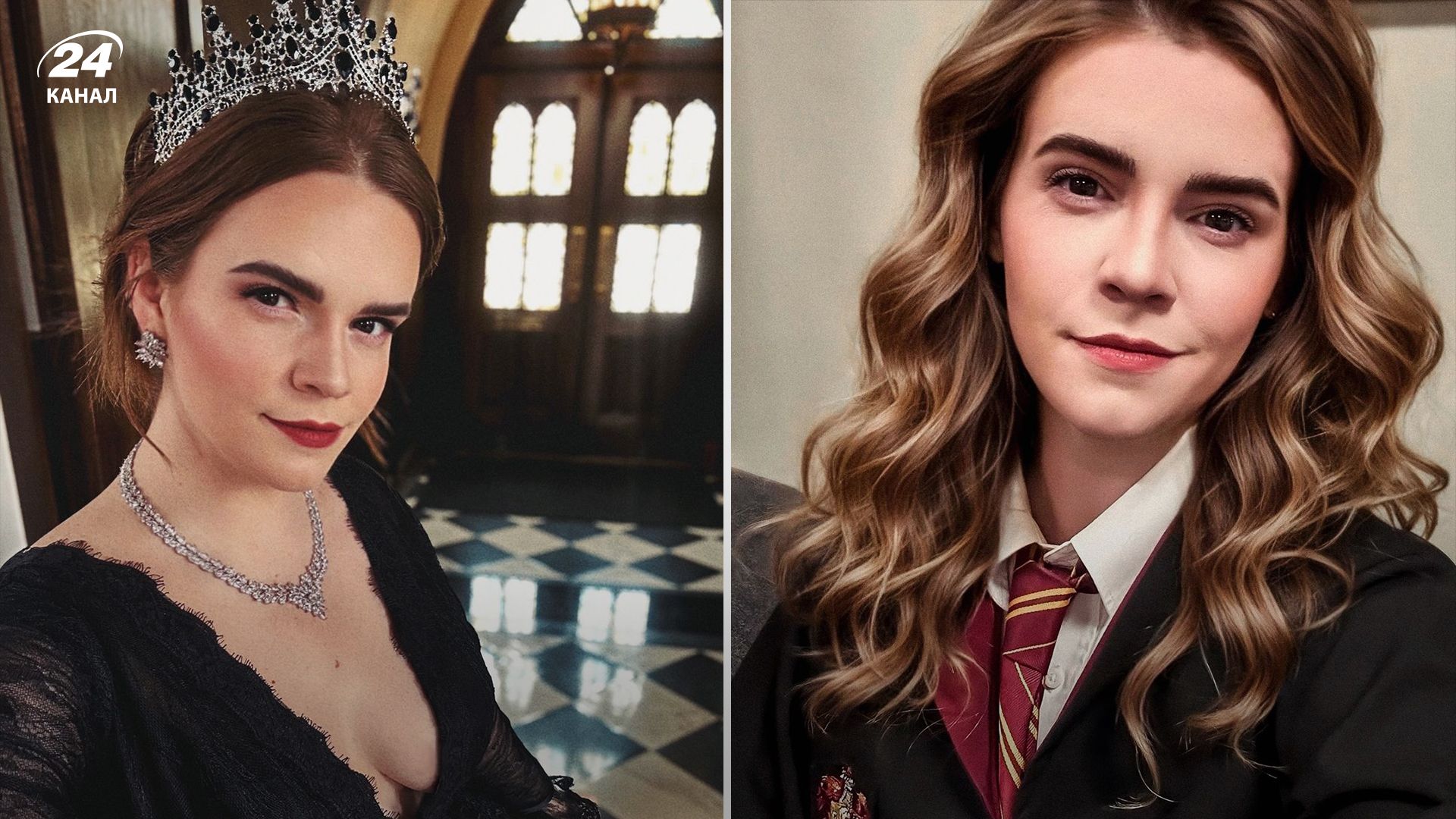 Кари Уитмор - настоящий двойник Эммы Уотсон. Кари Уитмор - настоящий двойник Эммы Уотсон.