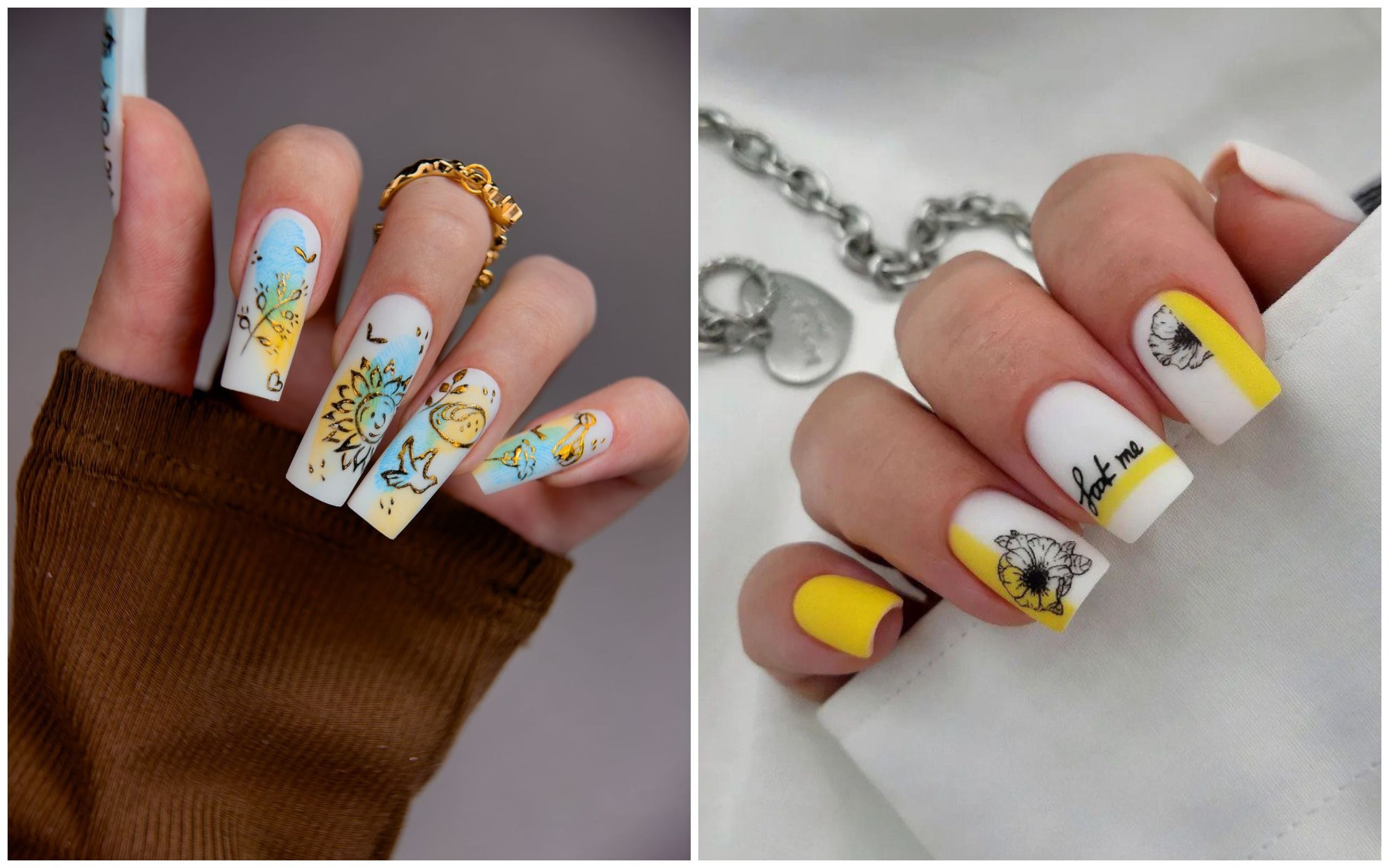 Маникюр ко Дню Независимости Маникюр ко Дню Независимости