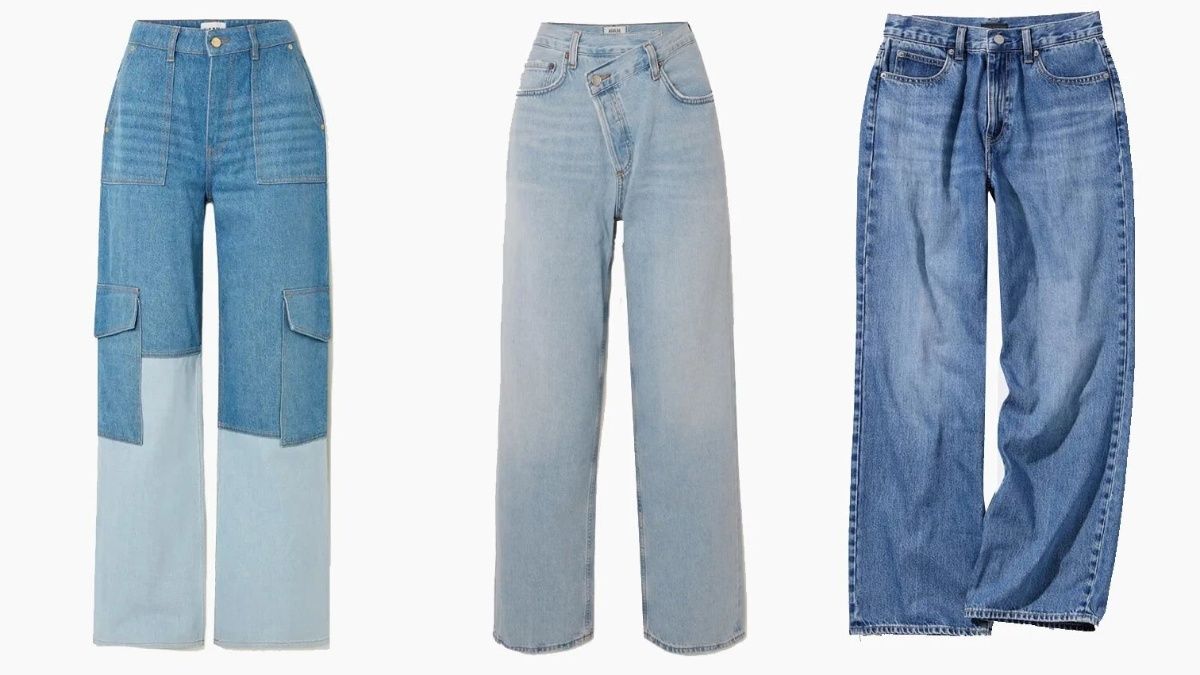 Трендовые джинсы на осень 2024 года Трендовые джинсы на осень 2024 года