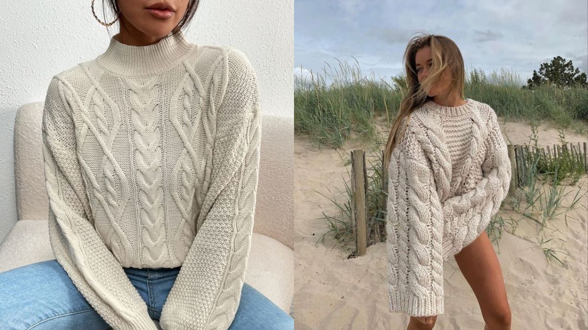 Молочний светр стає популярним в осінню пору Молочний светр стає популярним в осінню пору