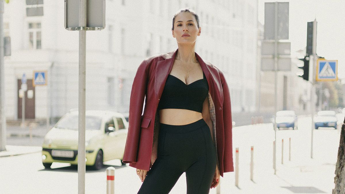 Маша Ефросинина в трендовом образе Маша Ефросинина в трендовом образе