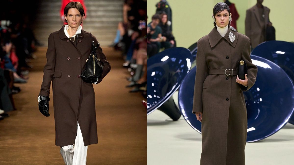 Коричневе пальто стало трендом осені Коричневе пальто стало трендом осені