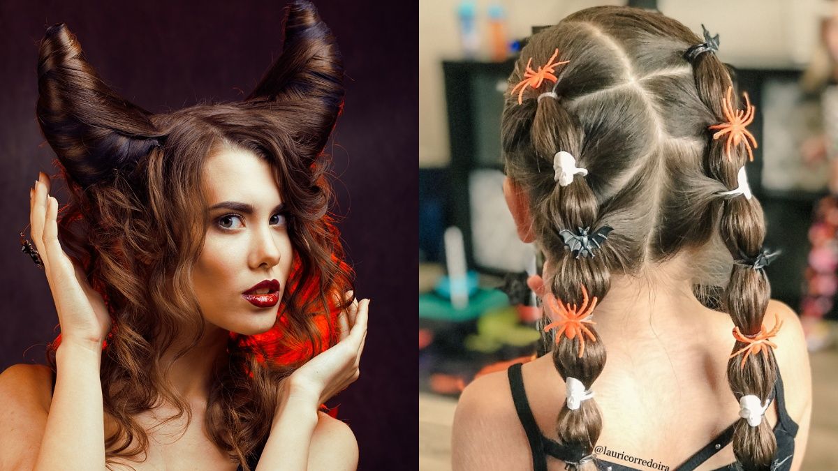 Цікаві зачіски на Геловін Цікаві зачіски на Геловін