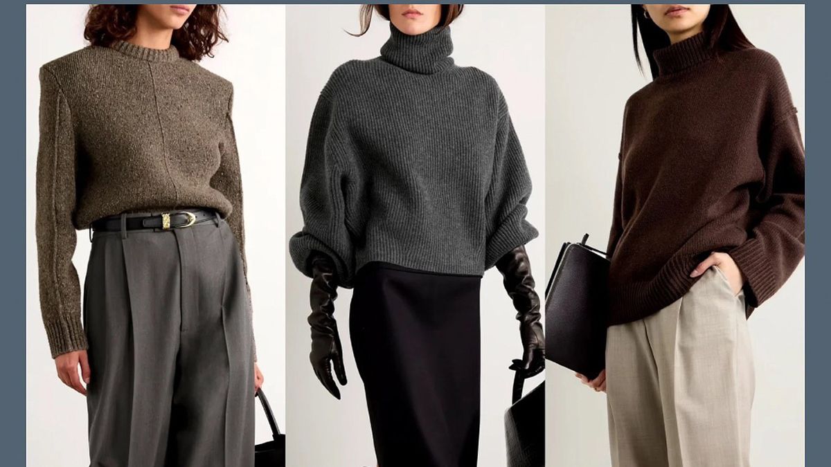 Стильные образы со свитерами на осень Стильные образы со свитерами на осень