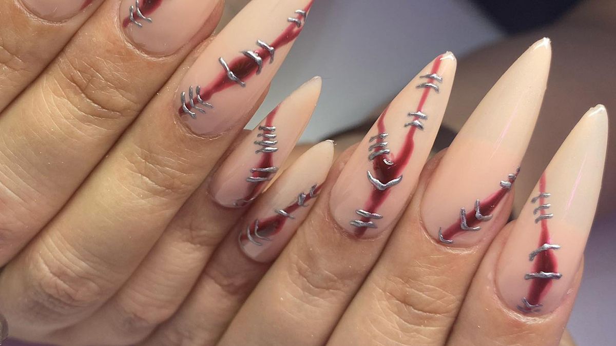 Маникюр на Хэллоуин 2025 Маникюр на Хэллоуин 2025