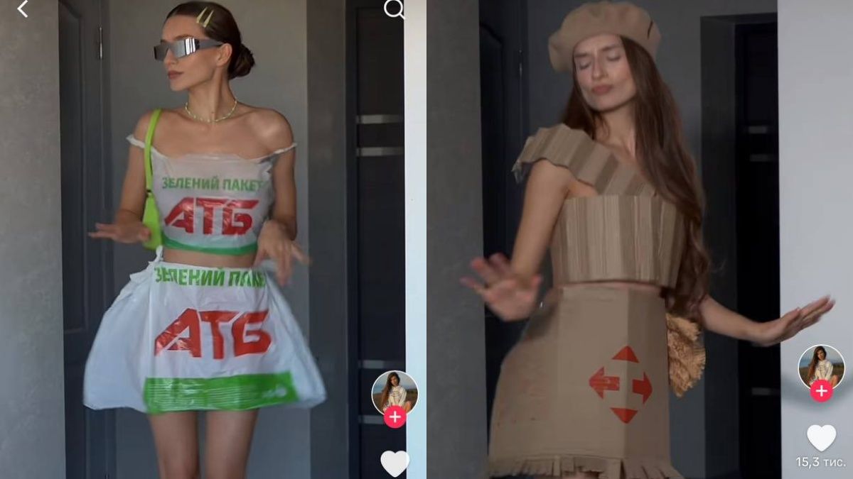 Дівчина показує в тіктоці цікаві перевтілення Дівчина показує в тіктоці цікаві перевтілення