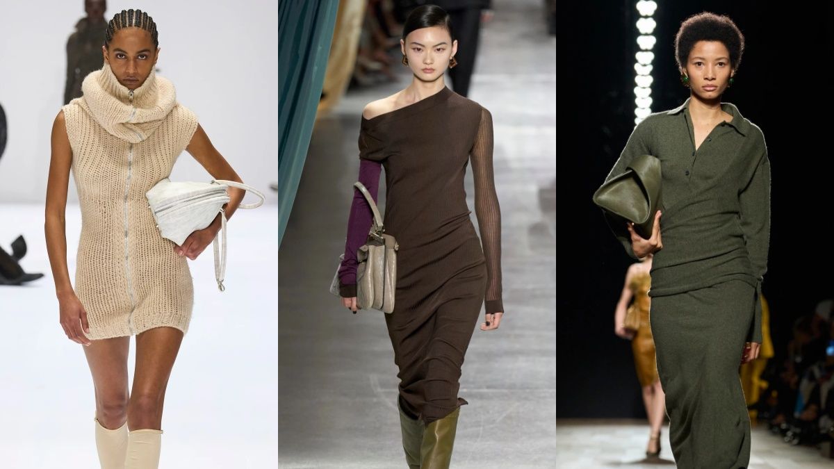 Трендові сукні на зиму 2025 Трендові сукні на зиму 2025