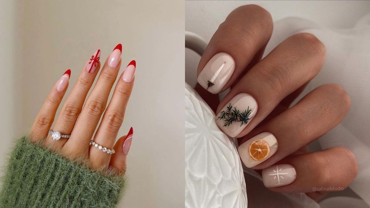 Різдвяний манікюр 2024 Різдвяний манікюр 2024