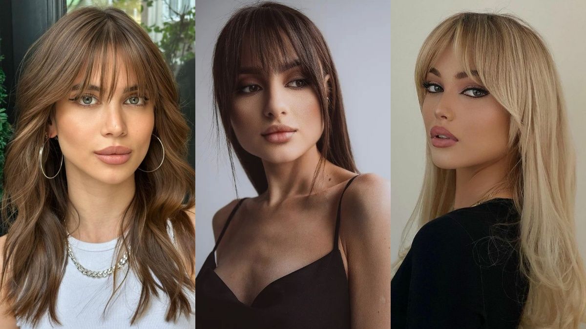 Красивые стрижки-челки для девушек Красивые стрижки-челки для девушек