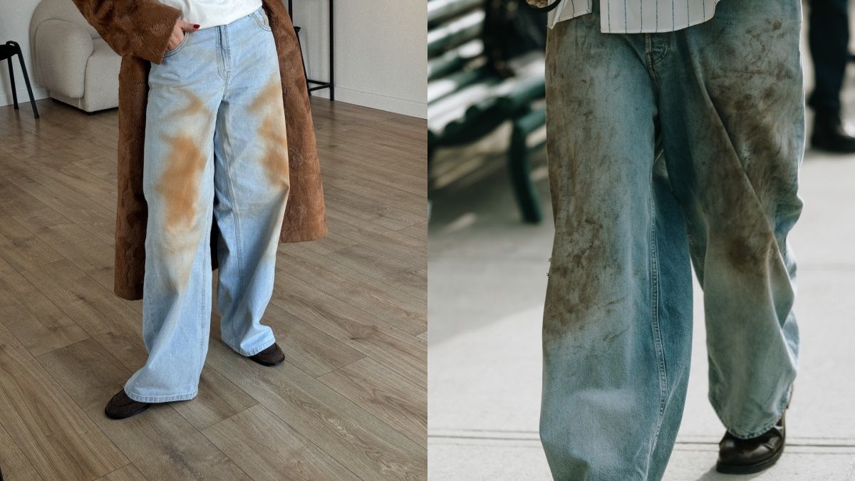 Брудні джинси стають трендом 2025 року Брудні джинси стають трендом 2025 року