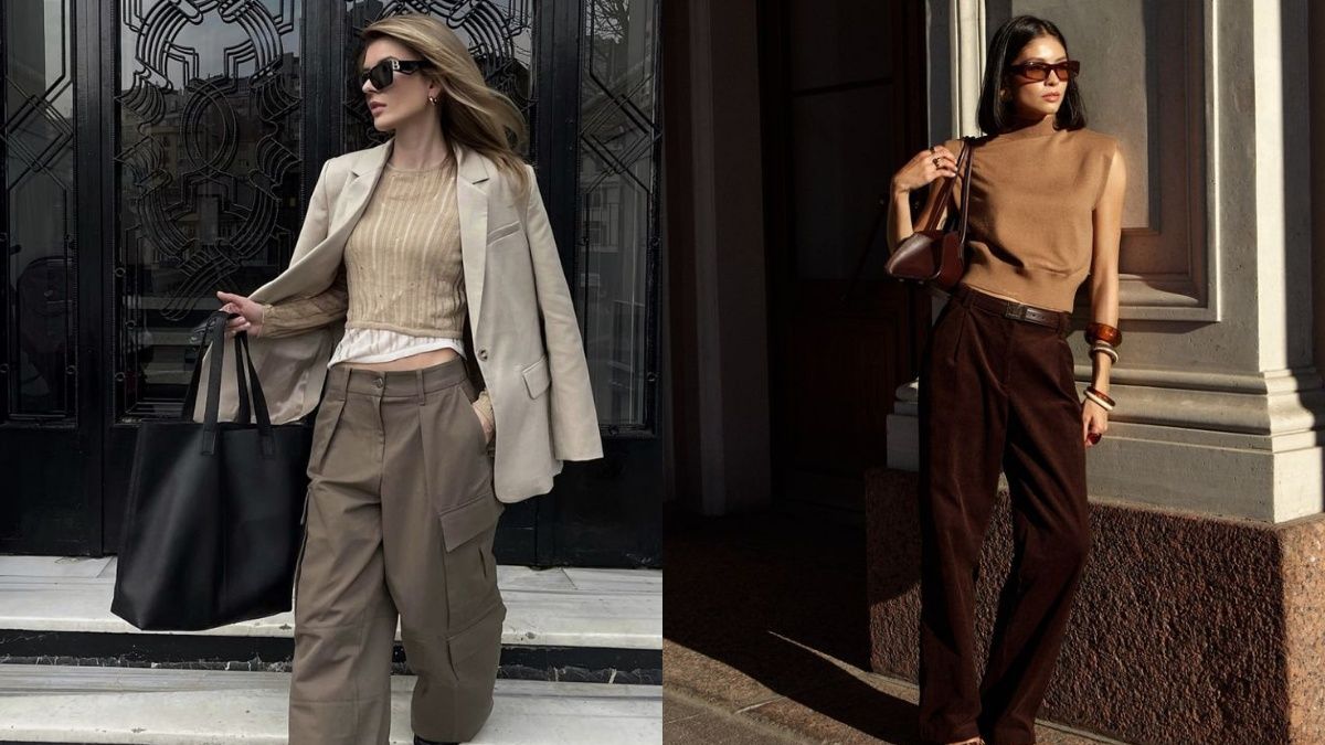 Стильные брюки на весну 2025 года Стильные брюки на весну 2025 года