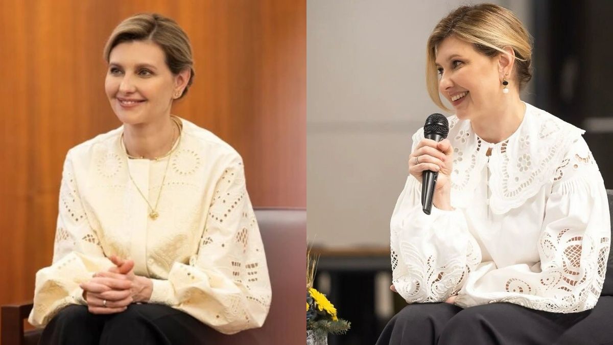 Красивые вышиванки Елены Зеленской Красивые вышиванки Елены Зеленской