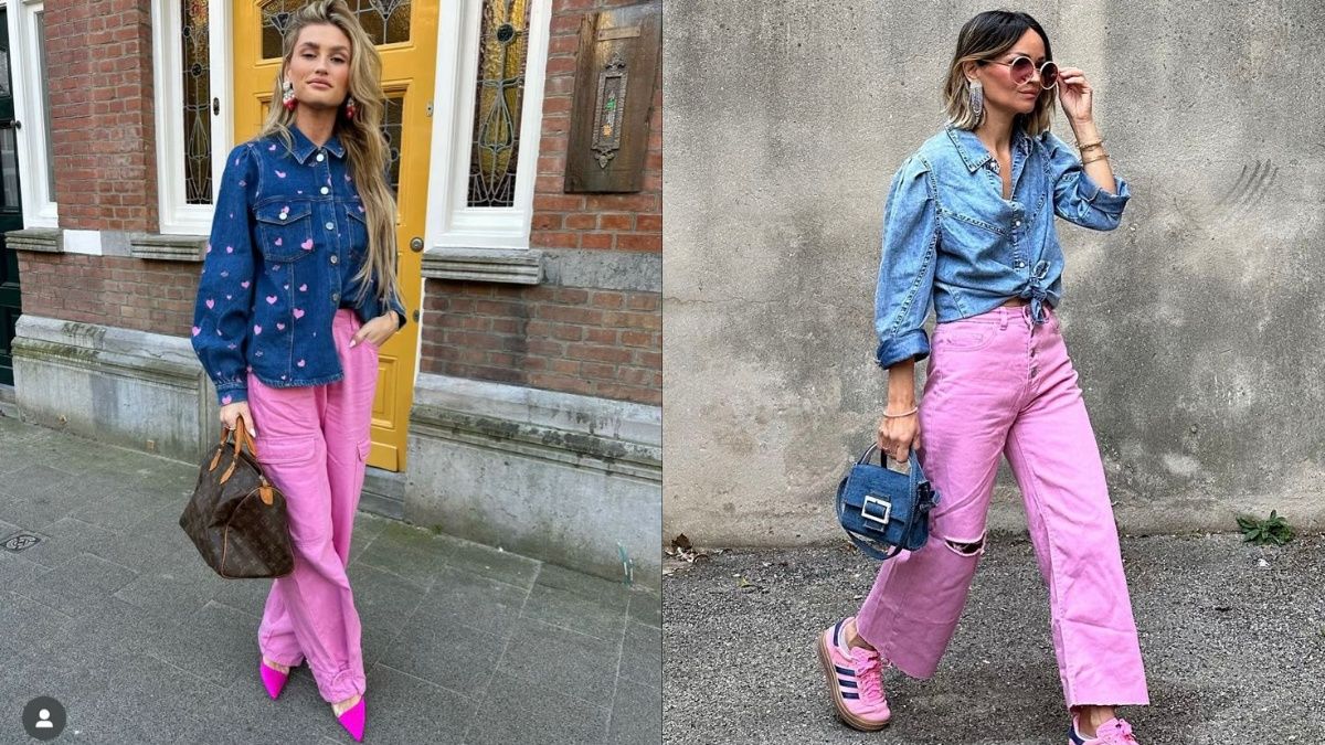 Рожеві джинси стануть хітом 2025 року Рожеві джинси стануть хітом 2025 року