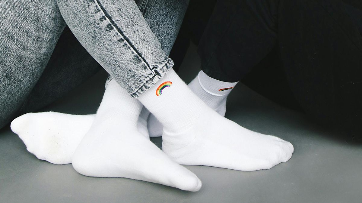 Білі шкарпетки можна легко відбілити Білі шкарпетки можна легко відбілити