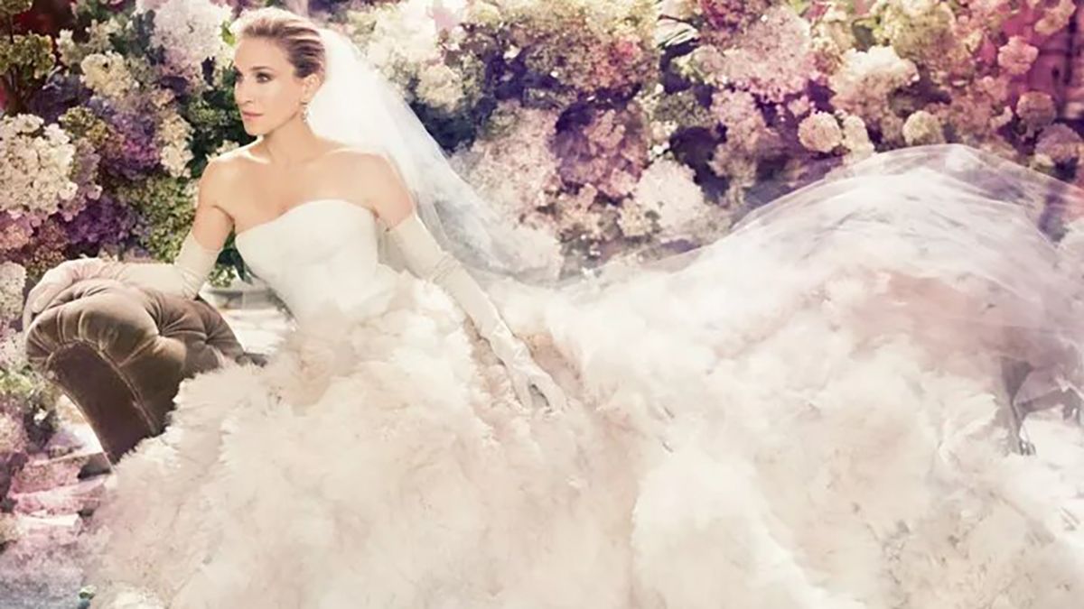 Кэрри Брэдшоу в платье от Веры Вонг Кэрри Брэдшоу в платье от Веры Вонг