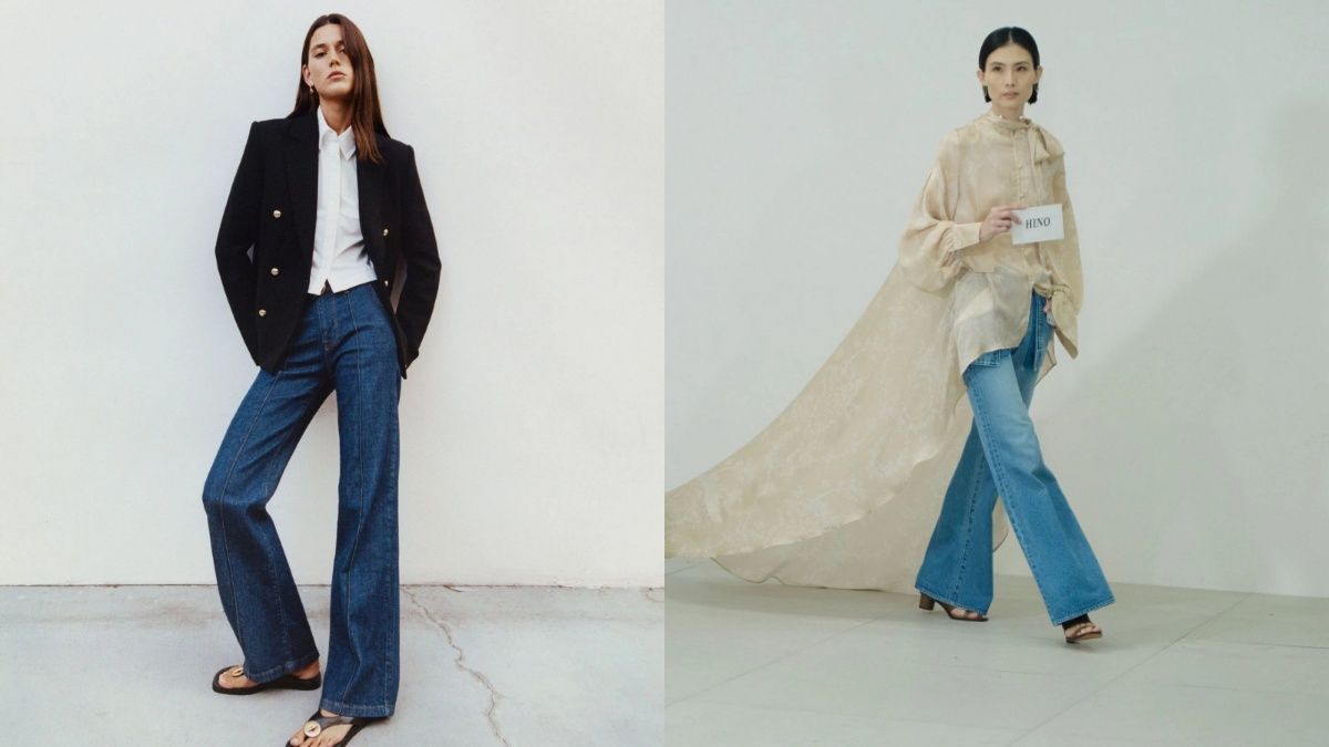 Джинсы клеш - тренд летней поры Джинсы клеш - тренд летней поры