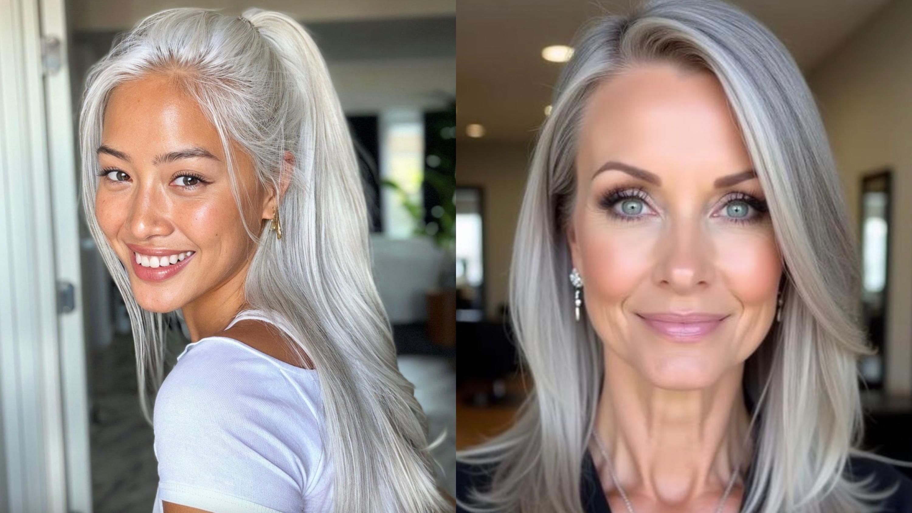 Как правильно и красиво отпустить волосы седеть Как правильно и красиво отпустить волосы седеть