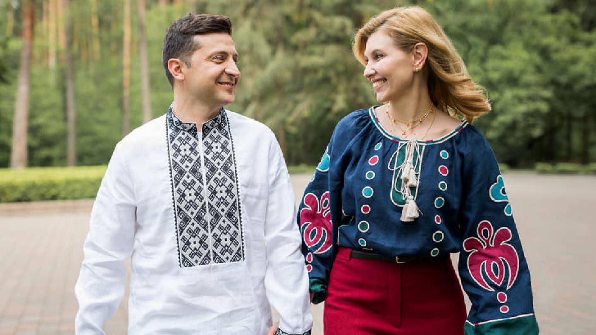 Вишиванки Олени і Володимира Зеленських - фото підбірка образів