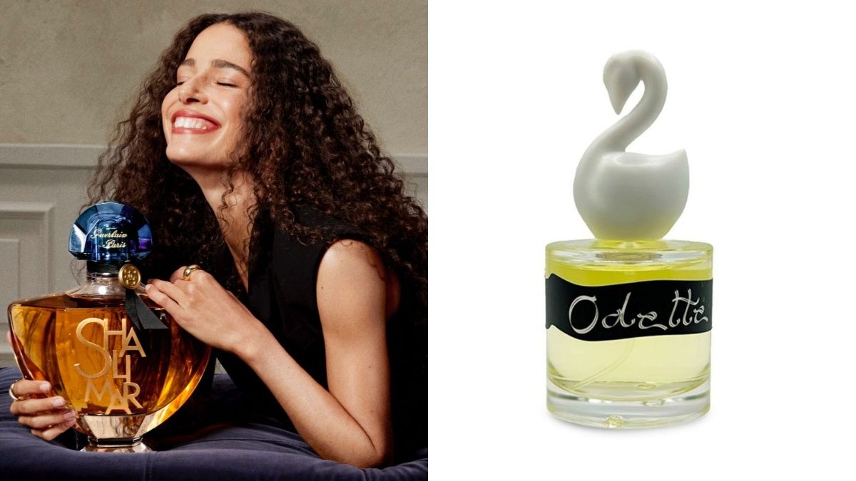 Изысканные флаконы духов Изысканные флаконы духов