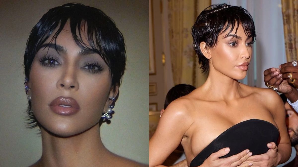 Новая прическа Ким Кардашьян Новая прическа Ким Кардашьян