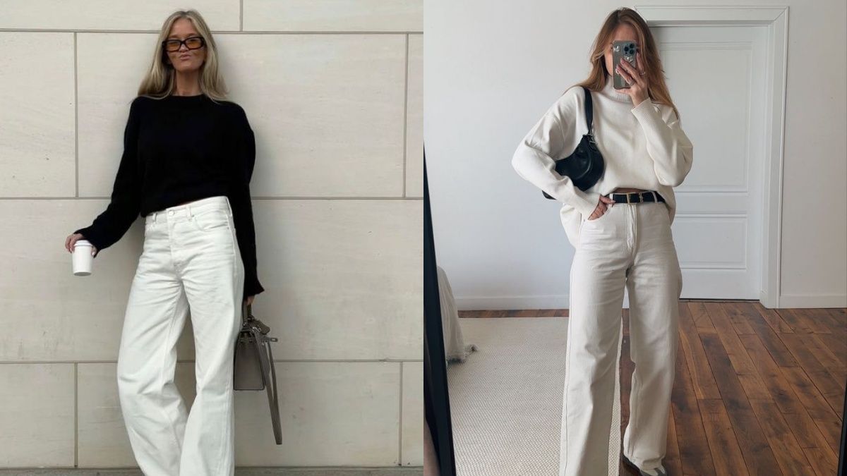 Стильные образы с белыми джинсами с белыми джинсами Стильные образы с белыми джинсами с белыми джинсами