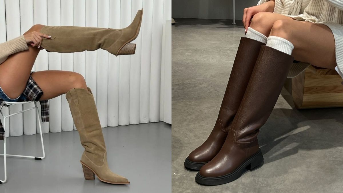 Трендовые сапоги на зиму