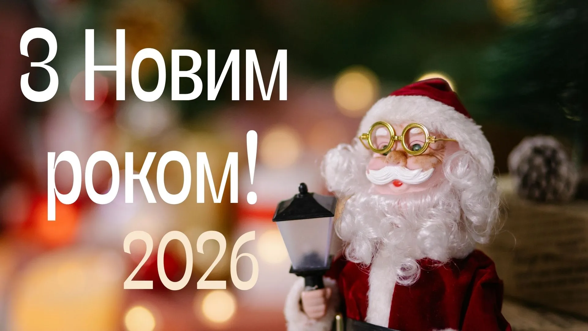 Привітання чоловіку з Новим роком у картинках - оригінальні листівки 2026