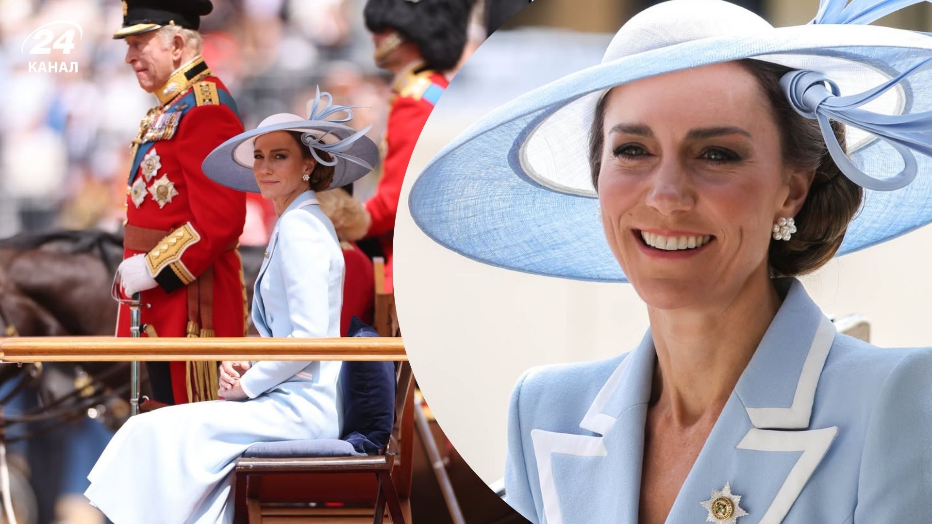 Кейт Миддлтон на параде Trooping the Colour 